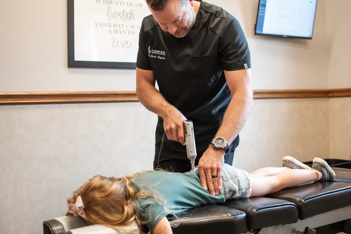 Gentle pediatric chiropractic care for a child in Wooster