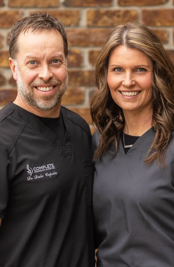 Dr. Dale Capela and his wife Lydia, owners of Complete Chiropractic